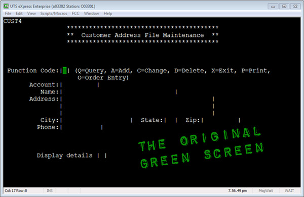 Terminal Emulation As A Service As A Web Interface